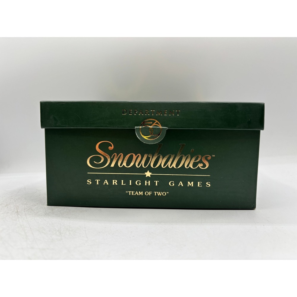 Department 56 2001 Vintage Snowbabies Starlight Games Team of Two 56.69943 - Picture 9 of 12